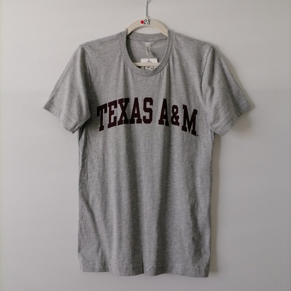NWT Bella+Canvas Men's Gray Short Sleeve Crew Neck Pullover T-Shirt Size Small